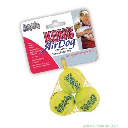 KONG AirDog Squeakair Tennisbold, 4 cm, 3 stk