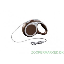 Flexi Vario XS, brun 3 meter snor. Flexi Vario XS, brun 3 meter snor.