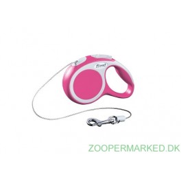 Flexi Vario XS, pink 3 meter snor. Flexi Vario XS, pink 3 meter snor.