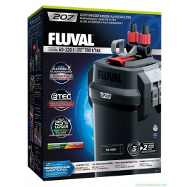 FLUVAL 207, 780 LTR./T. 10 WATT. 60-220 L